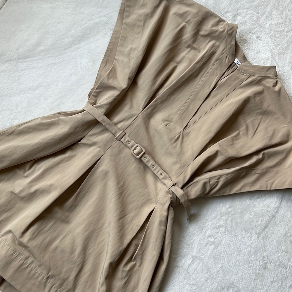 NWOT Zara flared khaki dress